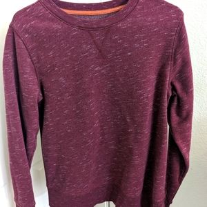 Tek Gear Ultra Soft Fleece Sweatshirt Medium burgundy
